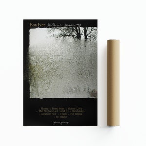Bon Iver For Emma, Forever Ago Poster