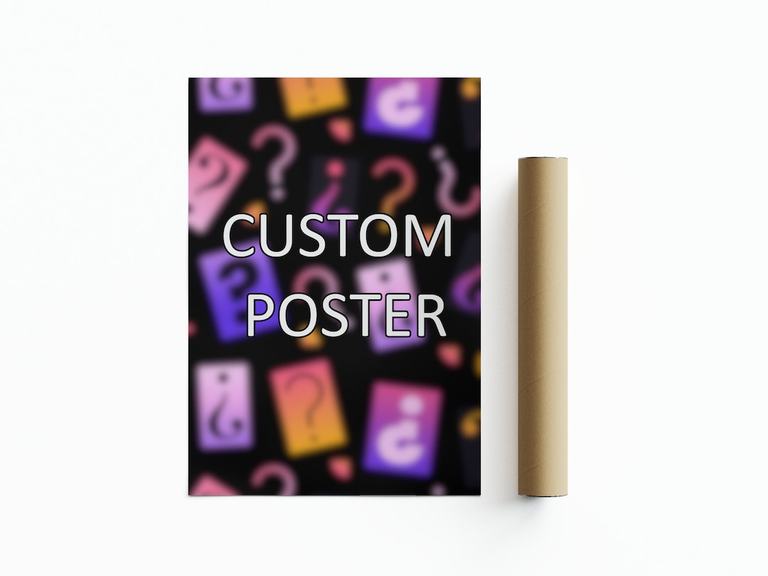 Custom Posterman CUSTOM POSTER - Etsy