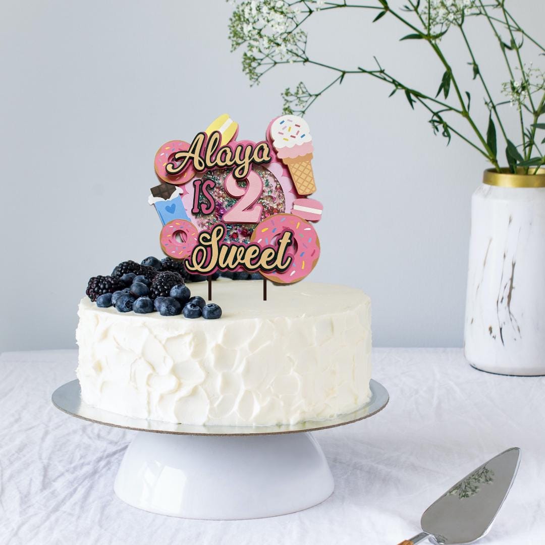 Sweet Candy Land Cake Topper