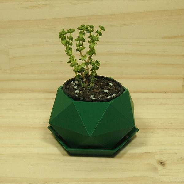 Plant Pot, Hexagon, 3D Print