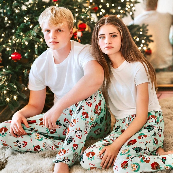 Unisex Bamboo Holiday Adult Sleep Pants, Family Matching Pajamas, men’s and women’s pajamas, Adult Christmas Pajamas, adult holiday Pajamas