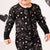 Bamboo Short Sleeve Twirl Dress in Monster Mash