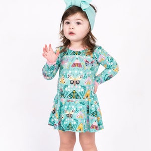 Moth Bamboo Baby & Toddler Dress, Girls Dress, Toddler girl dress, Moth Collection, Girls Play Dress, Dresses for Babies and Toddlers image 1