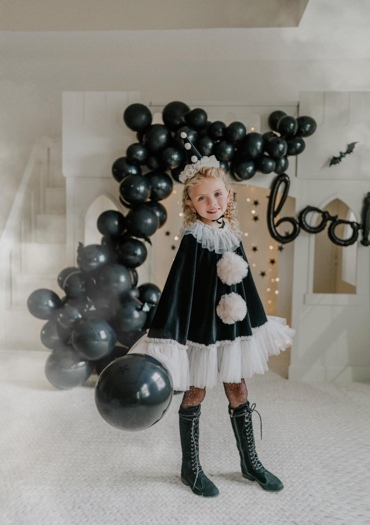 La Circus Clown Children's Fancy Dress Costume - Foto 8