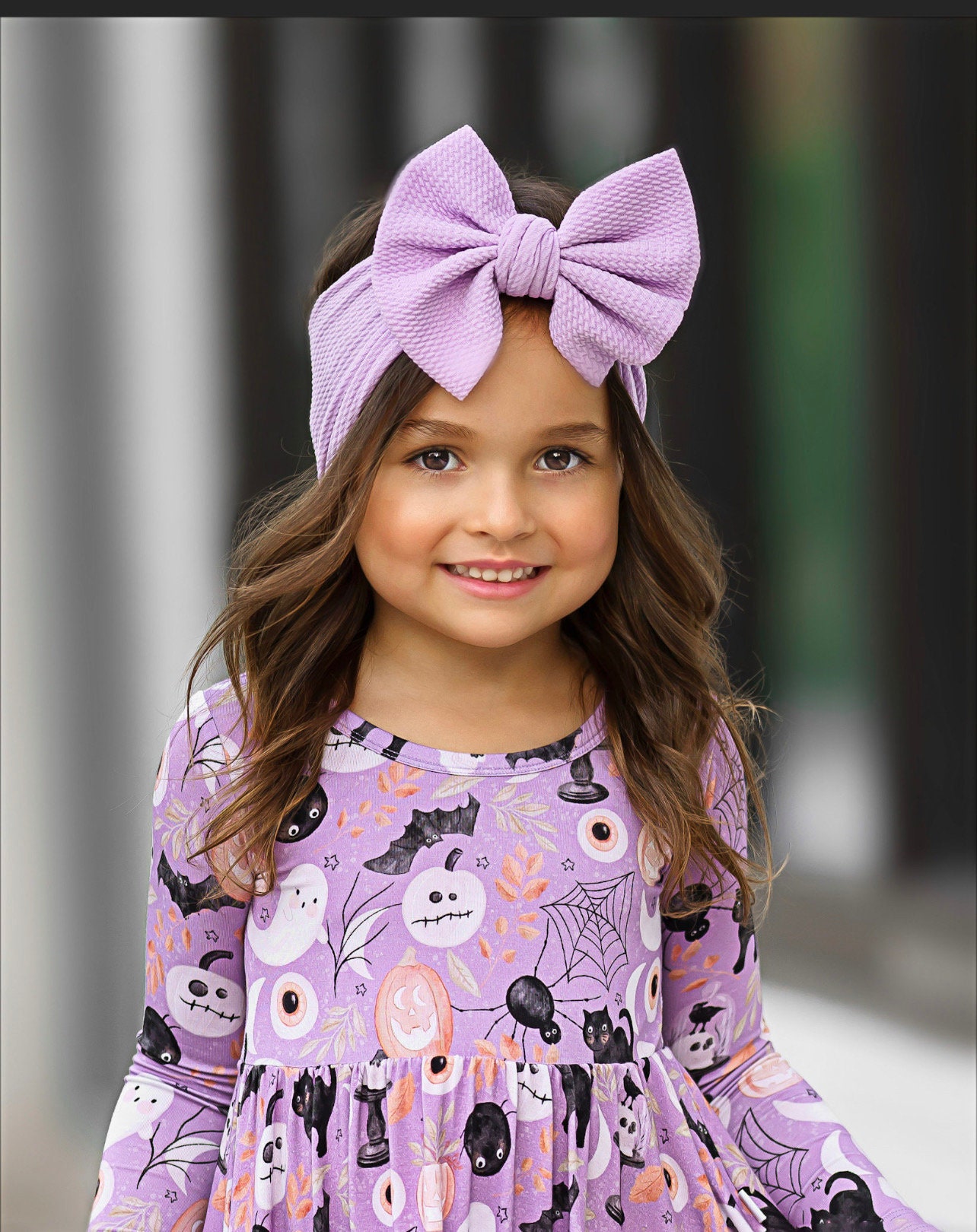 Girls Twirler Dress Pumpkin Obsessed