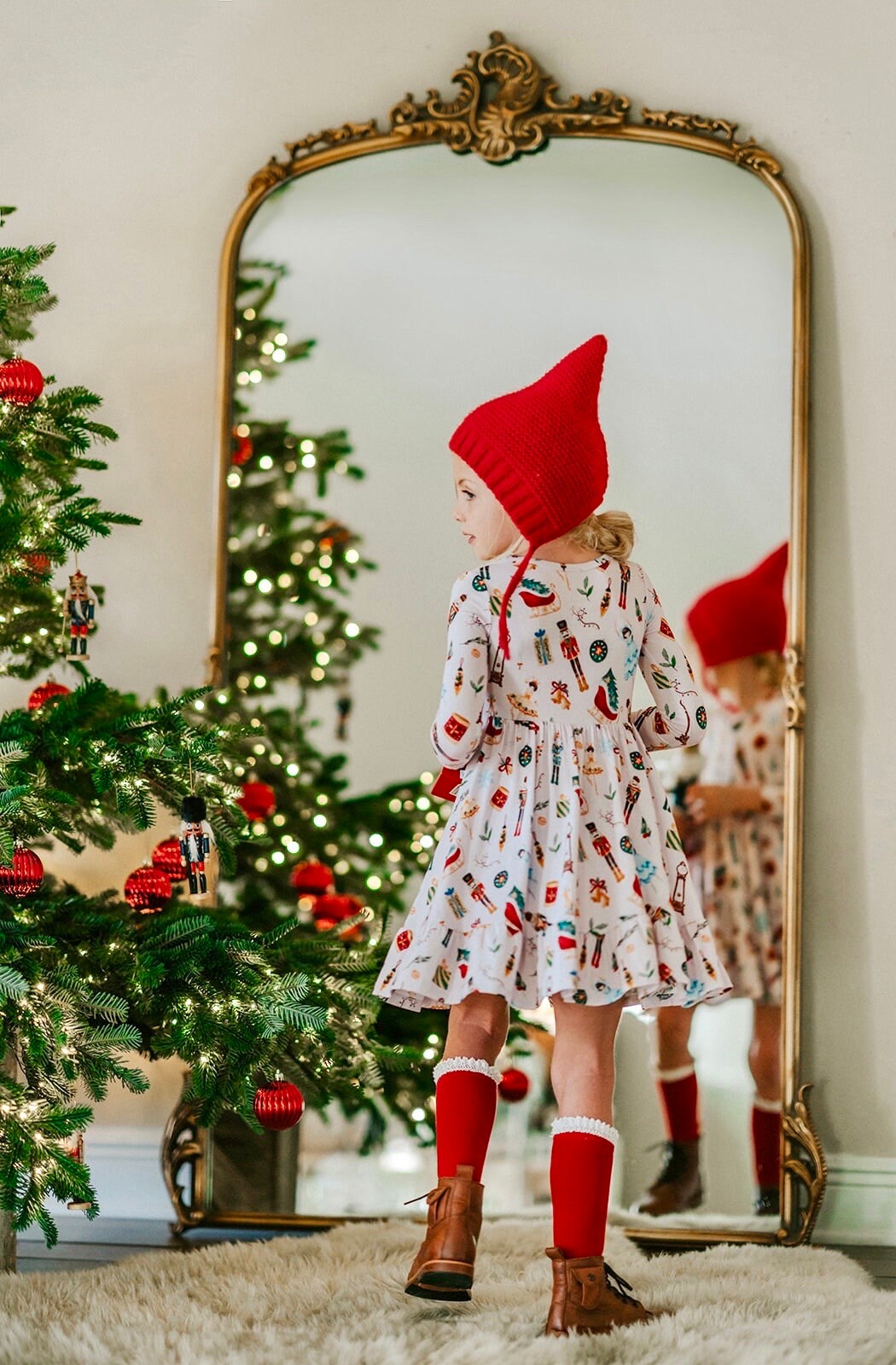 Nutcracker Bamboo Twirl Dress for Girls Ecofriendly Etsy Canada