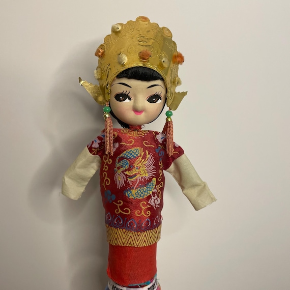 Geisha Bingo Dauber, Lucky Charm Topper, Recycled Materials