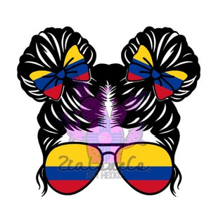 kidlife, columbia, columbian messy buns, download de design digital PNG para sublimação etc.
