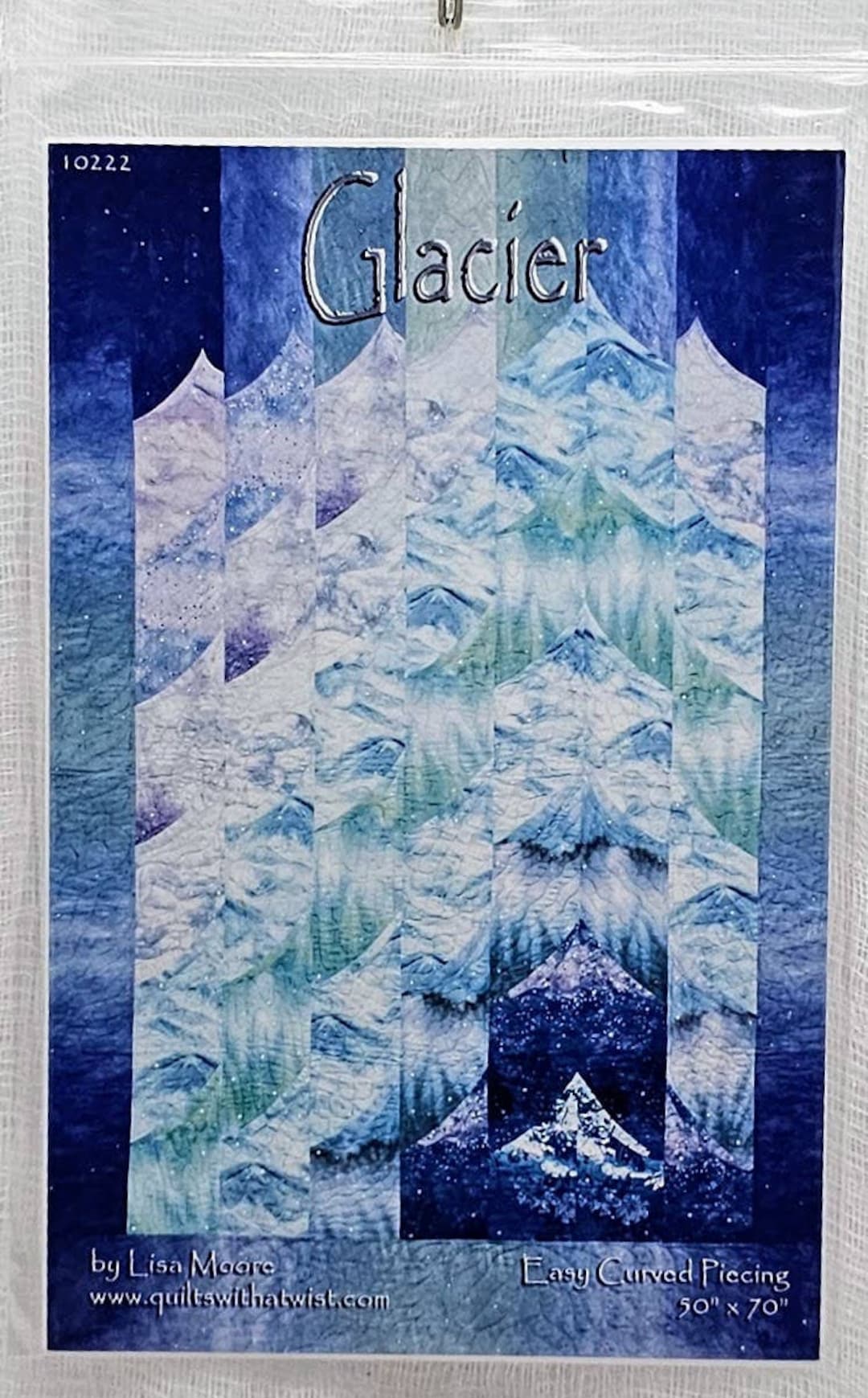 Glacier Quilt Pattern Curved Piecing 10222 Lisa Moore UNCUT - Etsy