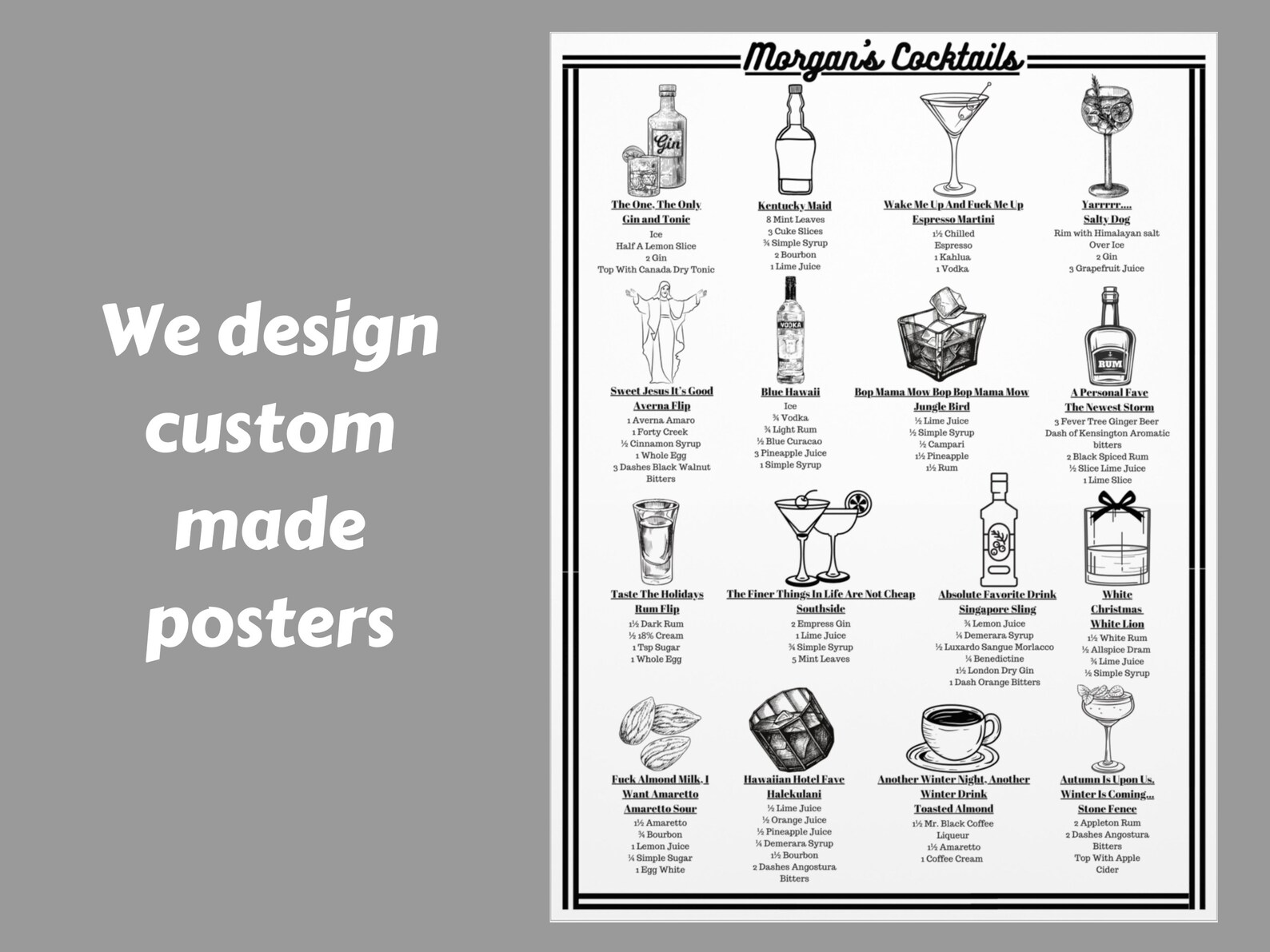 Custom Poster Personalized Poster Poster Printing Etsy