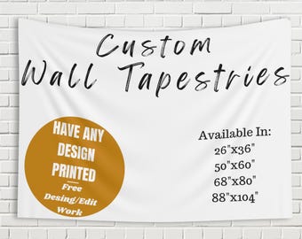 Benutzerdefinierte Wandteppich | Personalisierte Wandteppich | Benutzerdefinierte Wandbehang Kunst | Schlafzimmer Wand Dekor | Benutzerdefinierte Fototeppich | Hochzeitsteppich