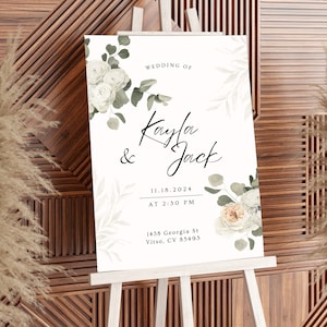 Wedding Event Signs, Reception Board, Custom Event Sign