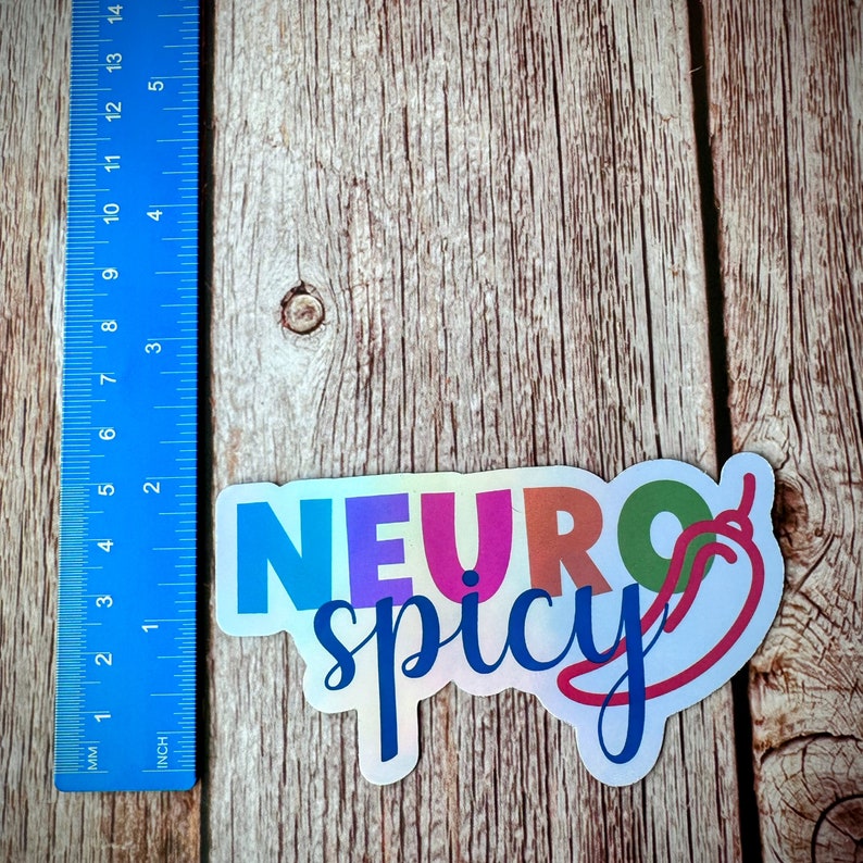Neuro-spicy Vinyl Sticker, Autism Awareness, ADHD Pride, Neurodivergent Community immagine 10