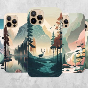 Retro phone case Yosemite Park case for iPhone 14 Pro 13 12 11 Samsung S22 S21 S20 Plus S20fe S10 Samsung A50 A51 A52 A53 Pixel 6, 7