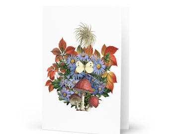 October Bouquet Greeting Card 4"x6"