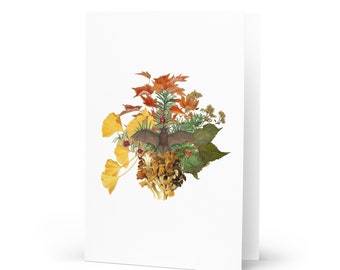 November Bouquet Greeting Card 4"x6"