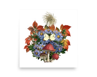 October Bouquet Print
