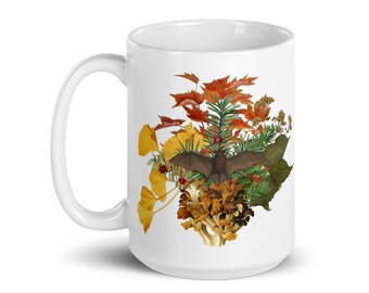 November Native Plant & Pollinator Bouquet Mug