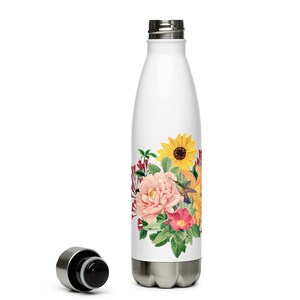 June Native Plants and Pollinators Stainless Steel Water Bottle