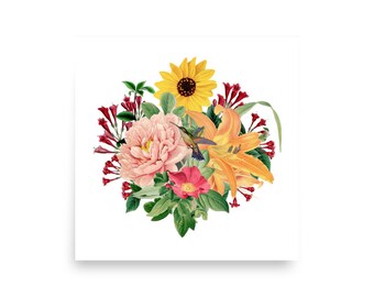 June Bouquet Print