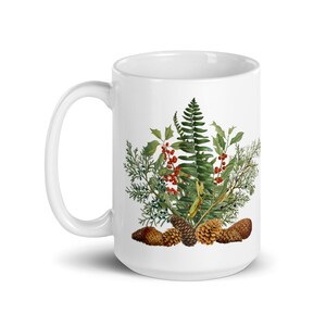 December Native Plant & Pollinator Bouquet Mug