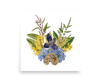 April Bouquet Print