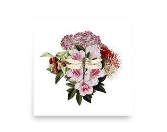 July Bouquet Print