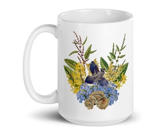 April Native Plant & Pollinator Bouquet Mug