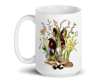 March Native Plant & Pollinator Bouquet Mug