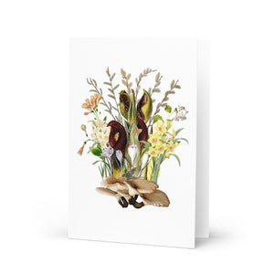 Carte de vœux Bouquet de Mars 4"x6 »