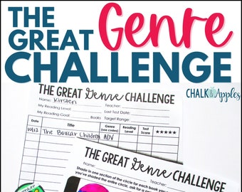 Reading Challenge Kit for The Great Genre Challenge - Print & Digital