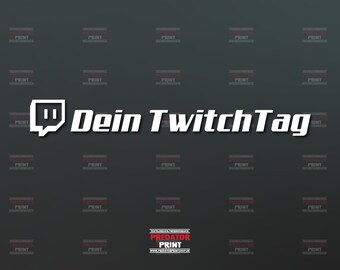 Twitch Sticker Autoaufkleber 2er Pack