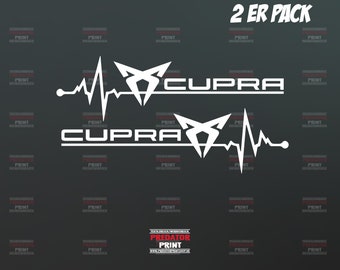 Vinyl sticker car sticker Cupra Love pack of 2