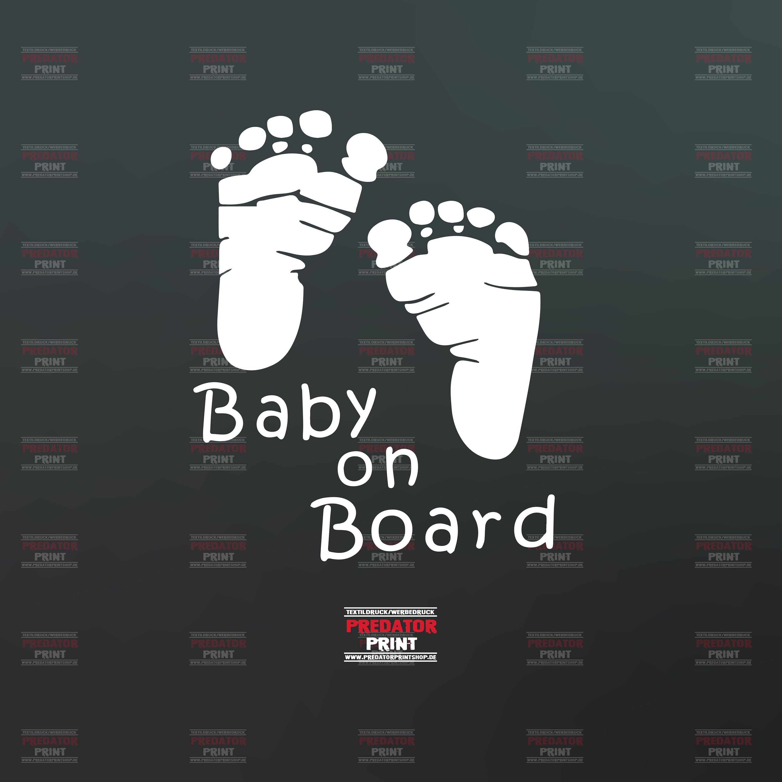 Baby on Board Autoaufkleber / Sticker - wenn dann bitte so