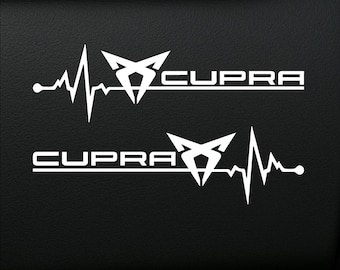 Vinyl sticker car sticker Cupra Love pack of 2