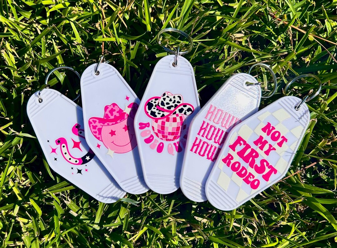 Preppy Cowgirl Keychains - Etsy
