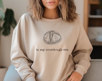 À mon époque le levain, sweat-shirt ras du cou au levain, cadeau pour boulanger, boulanger au levain