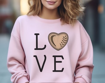 Sweat-shirt Love, Boulangerie au levain, Boulangerie, Cadeau pour boulangers, Ras du cou de pâtisserie, Cadeau de la Saint-Valentin