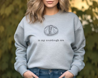 À mon époque le levain, sweat-shirt ras du cou au levain, cadeau pour boulanger, boulanger au levain