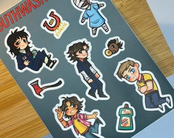 Mouthwashing Vinyl Sticker Sheet
