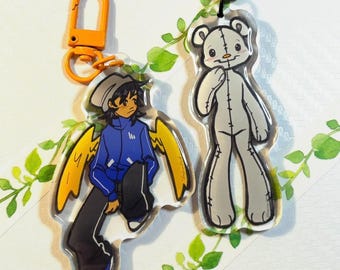 QSMP Acrylic Keychains - Minecraft Roleplay Character Charms