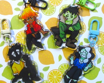 Monster Date Acrylic Keychains