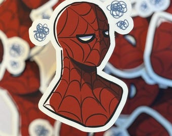 Spidey Expressions Vinyl Stickers