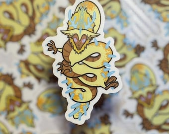 Light Dragon Vinyl Sticker