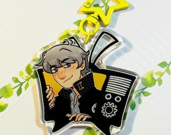 TV Protagonist Acrylic Keychain - Persona Anime Game Inspired Character Charm