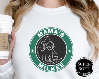 Breastfeeding Sweatshirt, Mom Coffee Sweatshirt, Mamas Boobery, Eat Local Breastfeeding Shirt, 18 Months Breastfeeding, Funny Breastfeeding