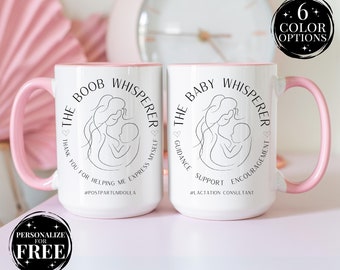 Doula Gift Lactation Consultant, Breastfeeding Coffee Mug, Tea Cup, Midwife Thank You, IBCLC Appreciation Gifts, Postpartum Nurse, Christmas