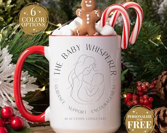 Lactation Consultant Gift, Breastfeeding Coffee Mug, Tea Cup, Postpartum Doula Christmas, Midwife Thank You, IBCLC Appreciation Gifts 2023