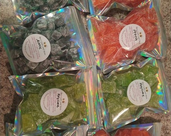 Delicious HOLIDAY Hard candy and suckers AMAZING flavor brightly colored DELICIOUS sealed bags