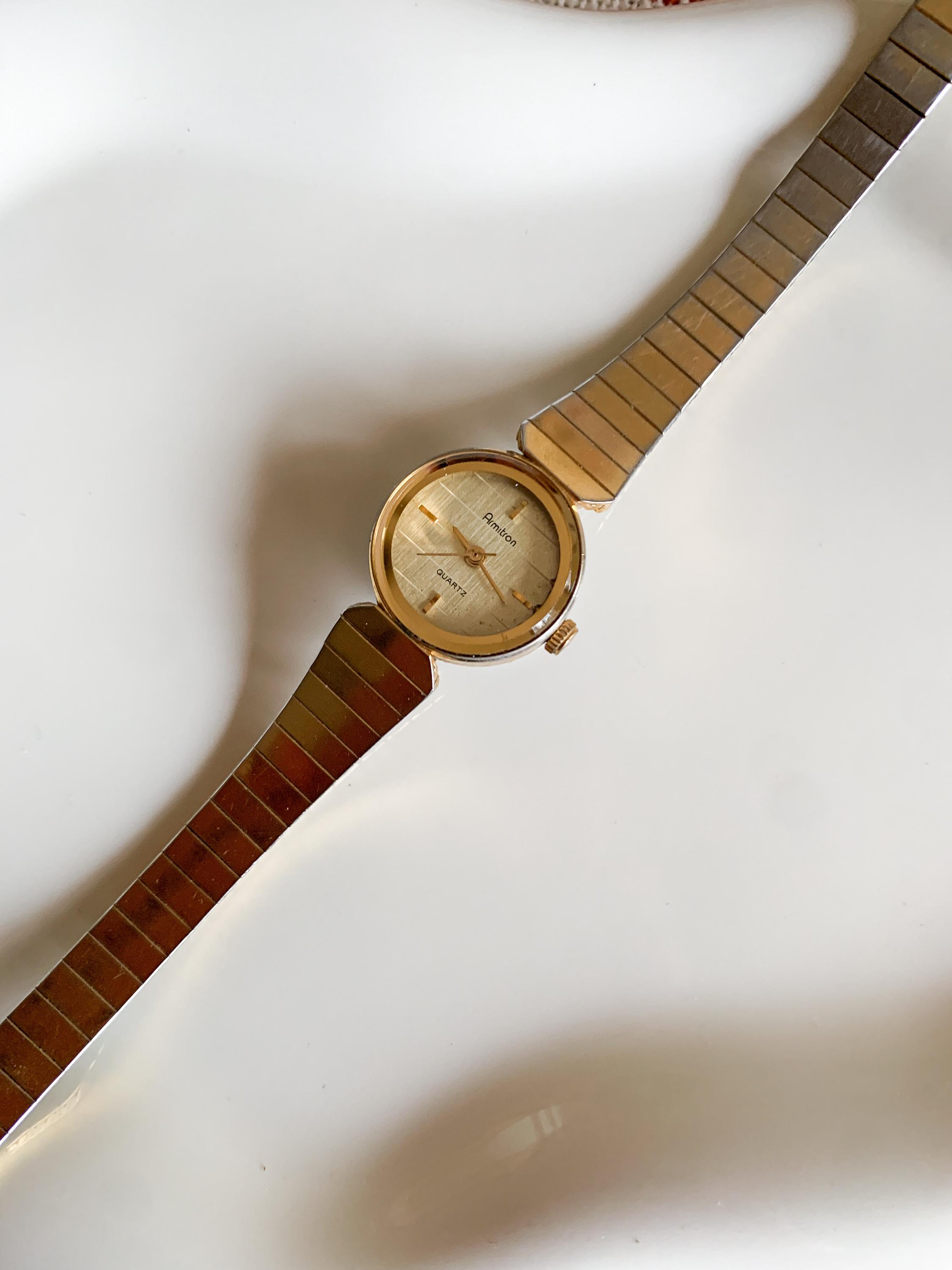 Gold Armitron Watch - Etsy display picture 1